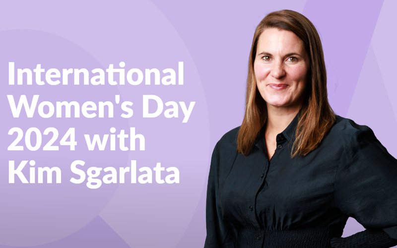 Celebrating International Women's Day with Kim Sgarlata 