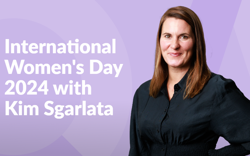 Celebrating International Women's Day with Kim Sgarlata