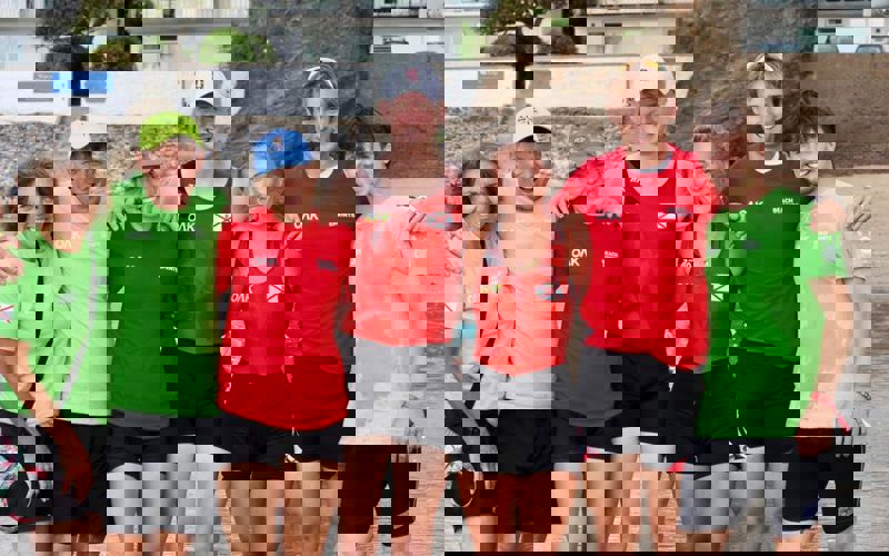 Oak Jersey sponsors the Jersey Rowing Beach Sprints