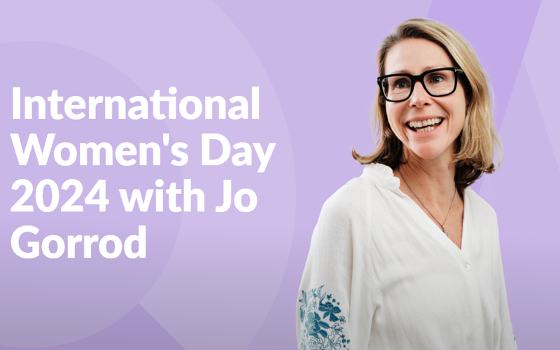 Celebrating International Women's Day with Jo Gorrod