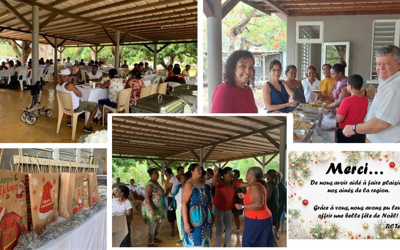 Oak Mauritius Sponsor Dejeuner De Noel Des Vieux